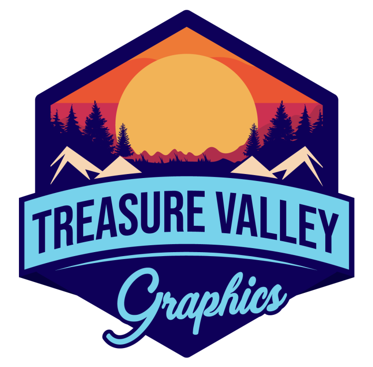treasure valley graphics logo color
